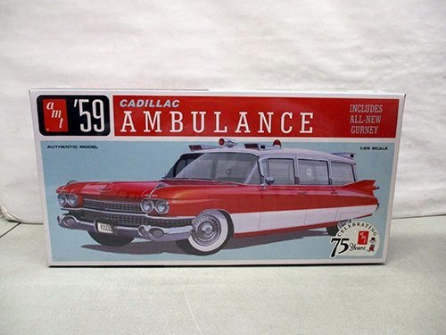 image of AMT 1959 Cadillac Ambulance Model Kit