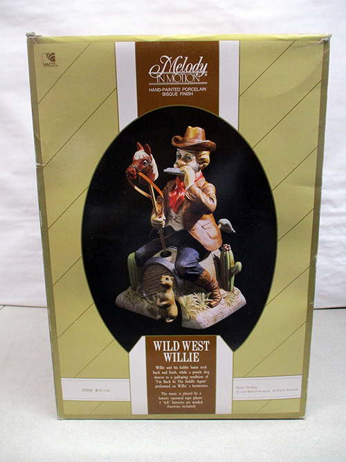 image of Melody in Motion Wild West Willie Figurine