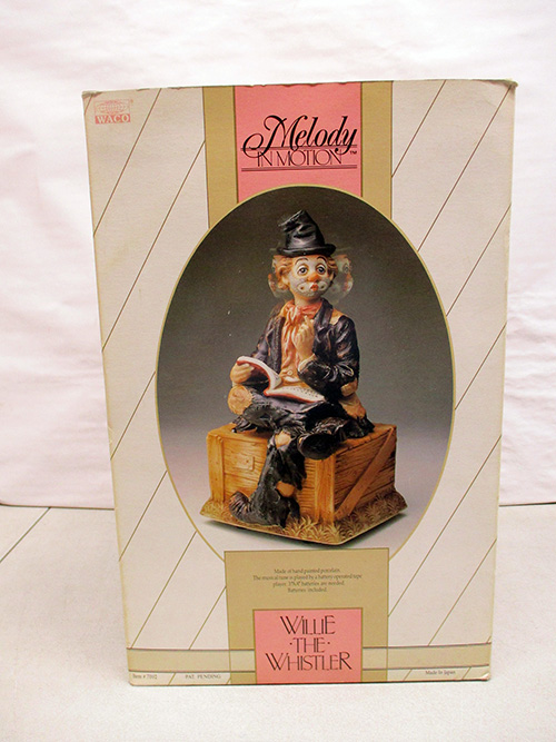 image of Goebel Hummel Figurine 'Willie the Whistler' in Original Box