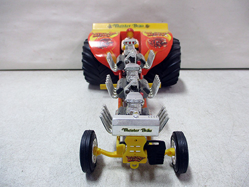 image of Monster Ride Plastic Tractor Toy with Oversized Tires