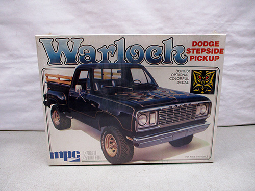 image of MPC Warlock Dodge Stepside Pickup Model Kit