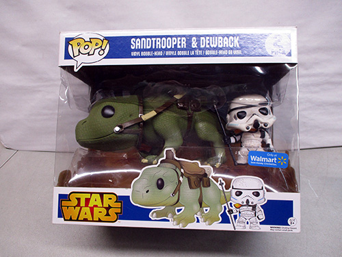 image of Funko POP! Sandtrooper and Dewback Star Wars Set