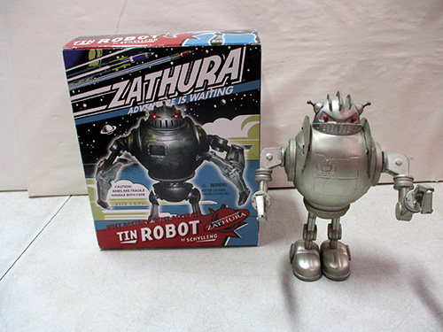 image of Zathura Tin Robot with Original Box by Schylling