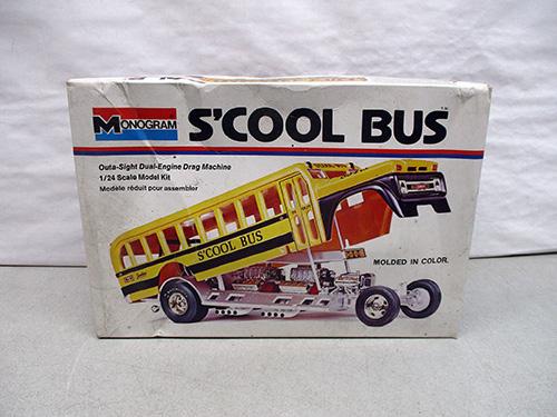 image of Monogram S'Cool Bus 1/24 Scale Model Kit