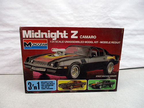 image of Monogram Midnight Z Camaro Model Kit 1:24 Scale