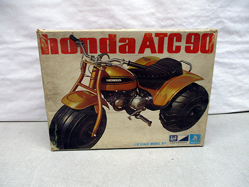 image of Honda ATC 90 Plastic Model Kit in Original Box