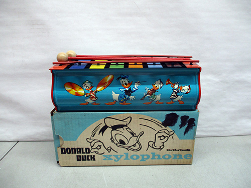 image of Donald Duck Xylophone with Original Box