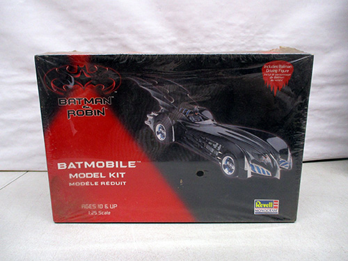 image of Batman and Robin Batmobile Model Kit (Revell, 1/25 Scale)