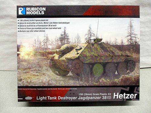image of Rubicon Models 1/56 Scale Light Tank Hetzer Kit