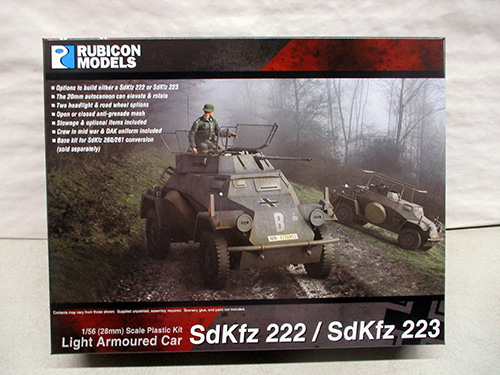 image of Rubicon Models SdKfz 222/223 Plastic Model Kit