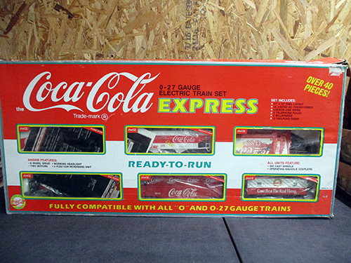 image of Coca-Cola Express O-27 Electric Train Set
