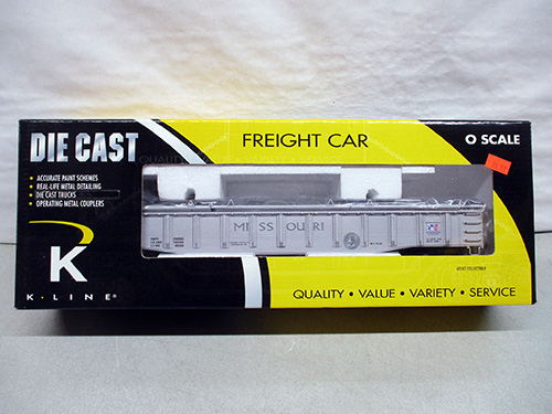 image of K-Line O Scale Die-Cast Missouri Freight Car