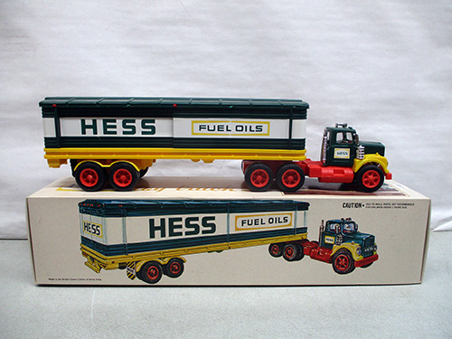 image of 1976 Hess Fuel Oils Toy Truck with Box