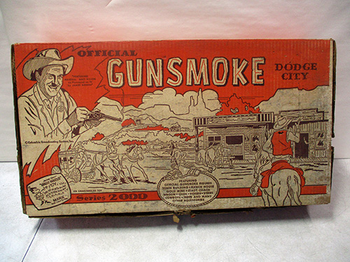 image of Official Gunsmoke Dodge City Toy Set Series 2000