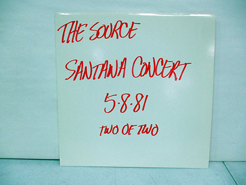 image of The Source Santana Concert Vinyl 5-8-81