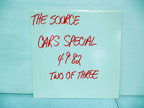 image of The Source Cars Special 4-9-82 Vinyl Record