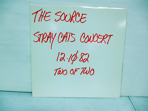 image of The Source Stray Cats Concert Vinyl Record 1982