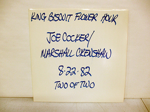 image of King Biscuit Flower Hour Vinyl: Joe Cocker/Marshall Crenshaw