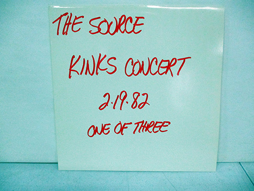 image of The Source Kinks Concert Vinyl 2/19/82 One of Three