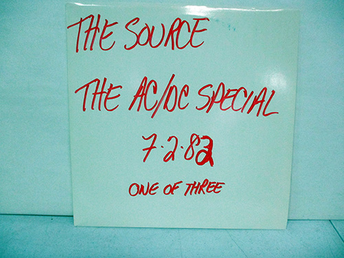 image of The Source AC/DC Special Vinyl 7-2-82 One of Three