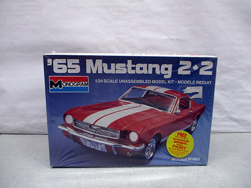 image of Monogram 1:24 Scale 1965 Mustang 2+2 Model Kit
