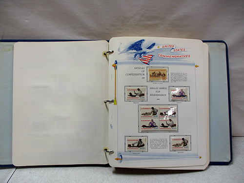 image of United States Commemorative Stamp Collection in Binder