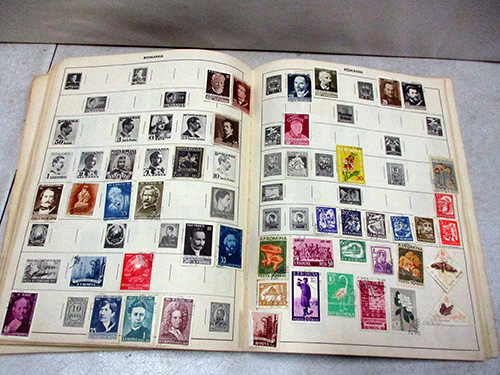 image of Stamp Collection Album Featuring Global Stamps