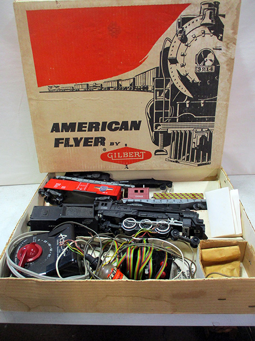 image of American Flyer Train Set by Gilbert in Original Box