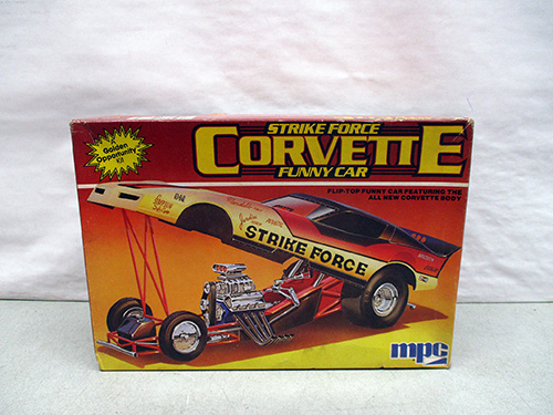 image of MPC Strike Force Corvette Funny Car Model Kit