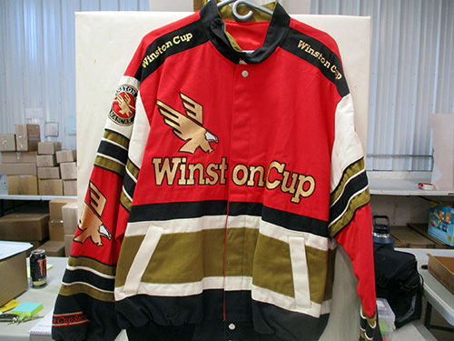 image of Winston Cup Racing Jacket with Logos and Colors