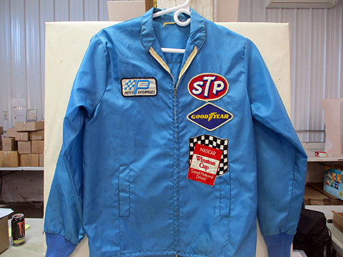 image of Richard Petty STP NASCAR Racing Jacket with Sponsor Logos