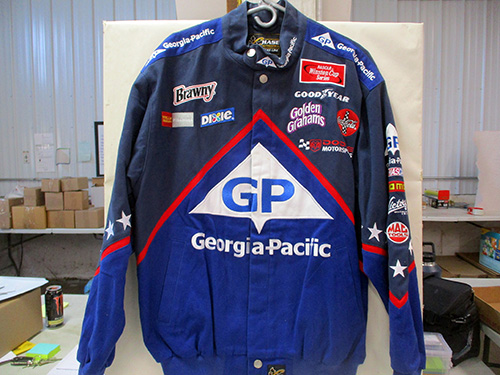 image of Georgia-Pacific Racing Jacket with Sponsor Logos