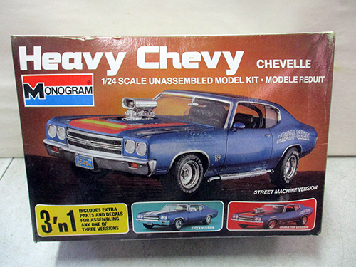 image of Monogram Heavy Chevy 1/24 Model Kit Unassembled
