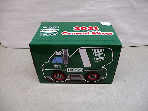 image of 2021 Hess Cement Mixer Toy Truck in Original Box