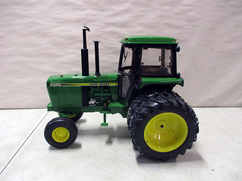 image of John Deere Diecast Tractor Model with Cab