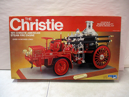 image of MPC 1911 Christie Steam Fire Engine Model Kit