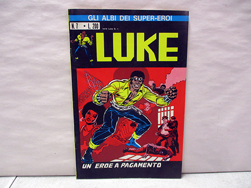 image of Gli Albi dei Super-Eroi Luke Cage Italian Comic