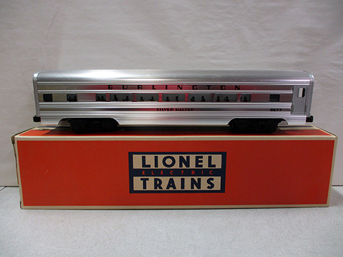 image of Lionel Burlington Passenger Train Car with Original Box