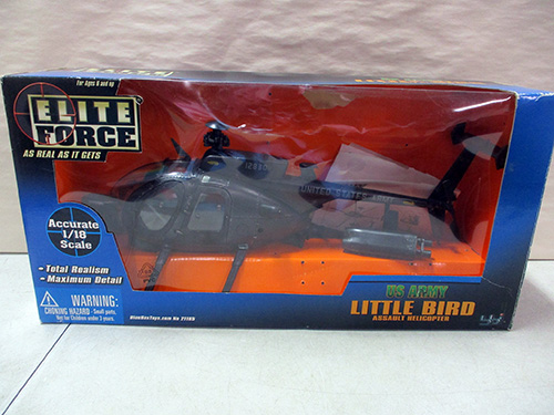 image of Elite Force 1/18 Scale Little Bird Helicopter Model