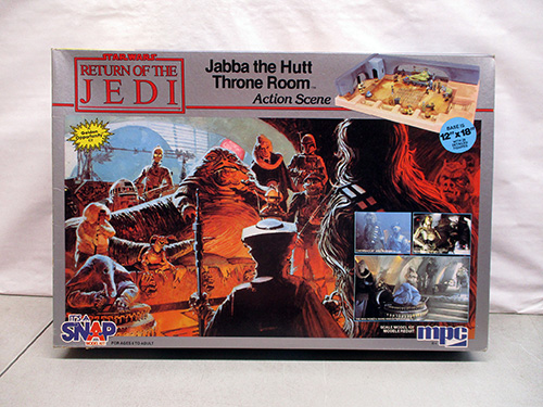 image of Star Wars Jabba the Hutt Throne Room Model Kit