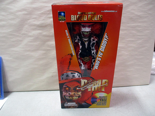 image of Full Moon Blood Dolls Dr. Pimp Figure in Original Packaging