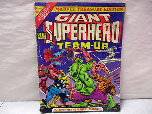 image of Marvel Treasury Edition Giant Superhero Team-Up Comic