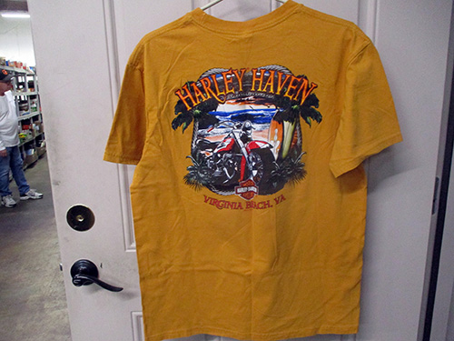 image of Harley Haven Virginia Beach T-Shirt in Yellow