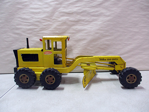 image of Tonka Road Grader Die-Cast Metal Toy
