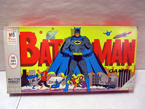 image of 1966 Milton Bradley Batman Board Game