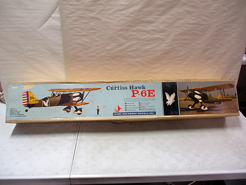 image of Curtiss Hawk P-6E Model Airplane Kit by Guillows
