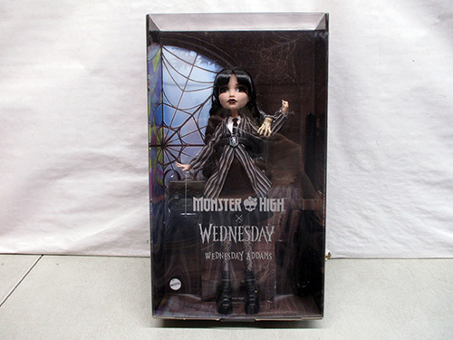 image of Monster High Wednesday Addams Doll in Original Box