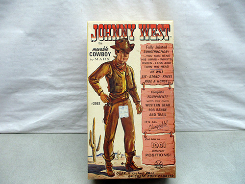 image of Johnny West Action Figure Original Packaging