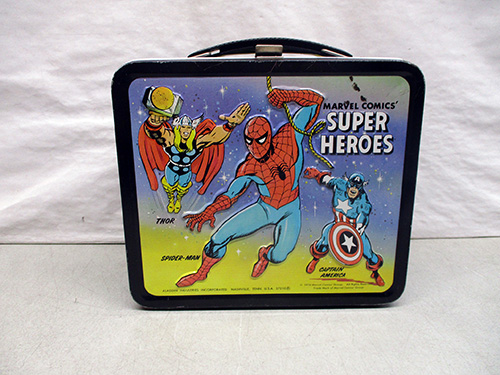 image of Marvel Comics Super Heroes Metal Lunch Box