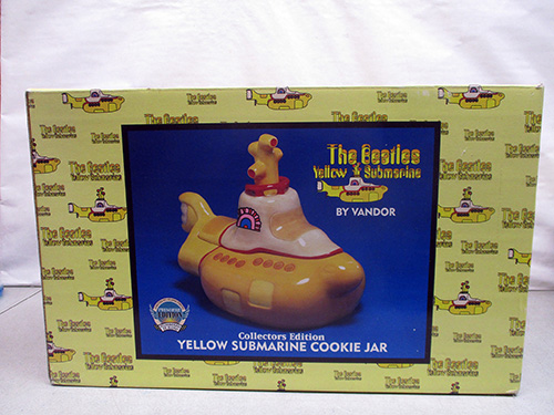 image of The Beatles Yellow Submarine Cookie Jar by Vandor